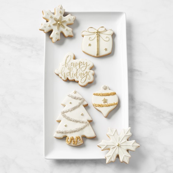 Winter White Assorted Cookies, Set of 6