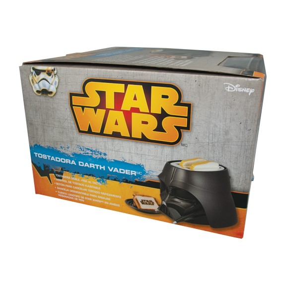 DAMAGED BOX STAR WARS DARTH VADER HELMET 2 SLICE TOASTER BRAND NEW IN BOX