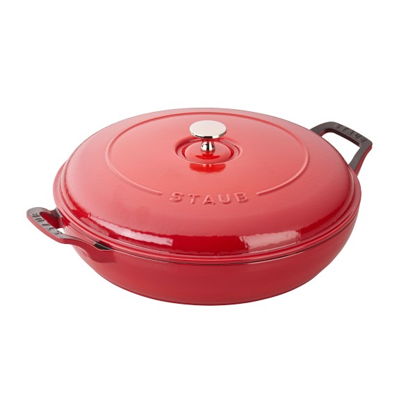 Staub Cast-Iron 3 1/2-Qt. Braiser, Cherry