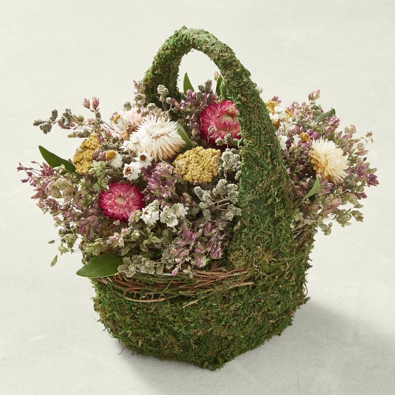 Easter Floral Basket Centerpiece