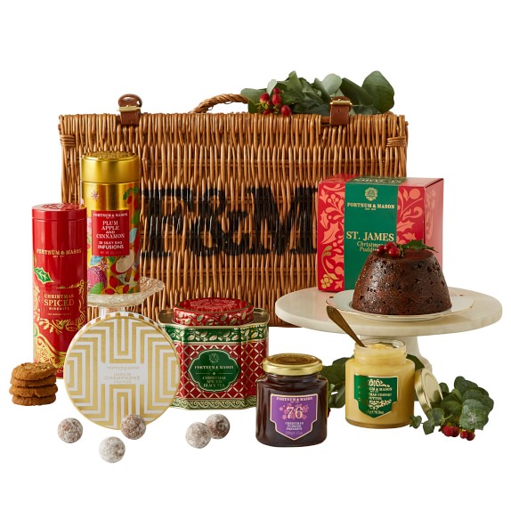 Fortnum & Mason Christmas Basket Williams Sonoma