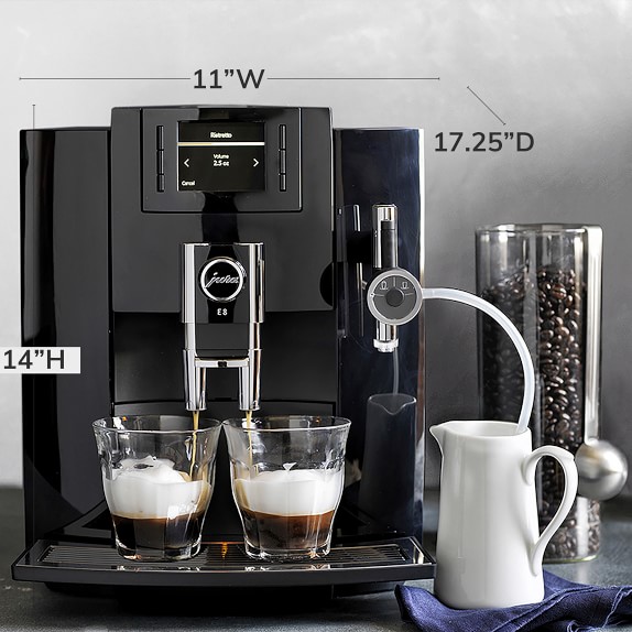Jura E8 Fully Automatic Espresso & Coffee Machine Williams Sonoma
