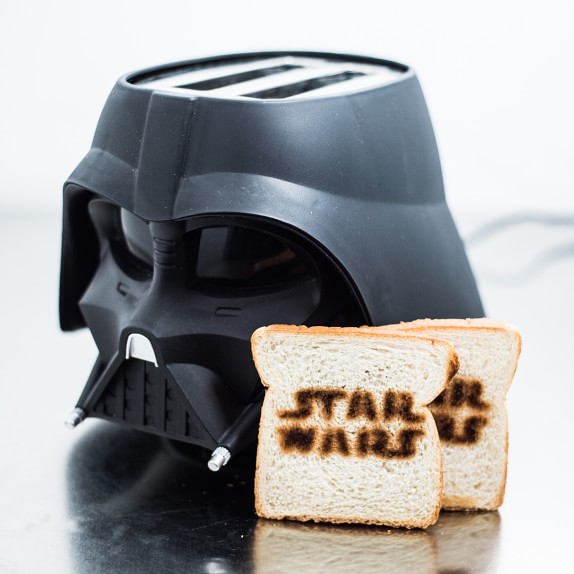 DAMAGED BOX STAR WARS DARTH VADER HELMET 2 SLICE TOASTER BRAND NEW IN BOX
