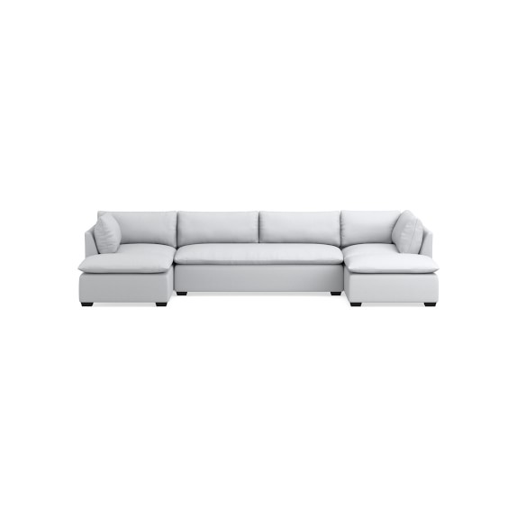 Laa 5 Piece Modular U Shape Chaise Sectional Williams Sonoma Laa 5 Piece Modular U Shape Chaise