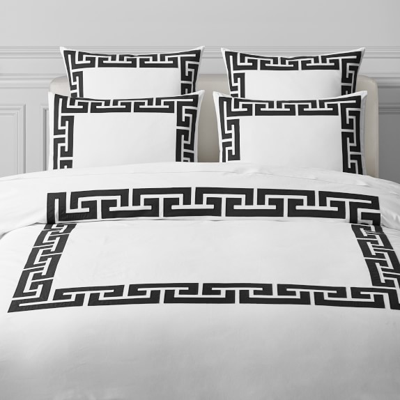 Paloma Contreras Greek Key Duvet Cover Shams Williams Sonoma