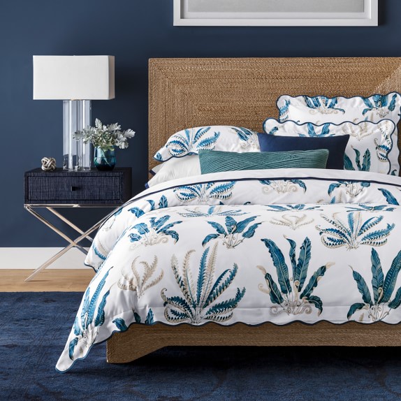 Fern Grove Printed Organic Duvet Cover Shams Williams Sonoma