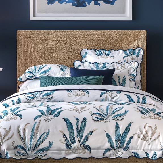 Fern Grove Printed Organic Duvet Cover Shams Williams Sonoma