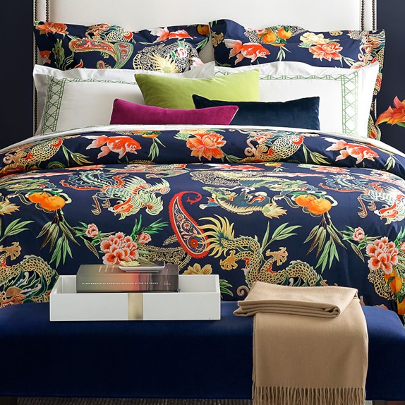 New Moon Printed Duvet Cover Shams Williams Sonoma