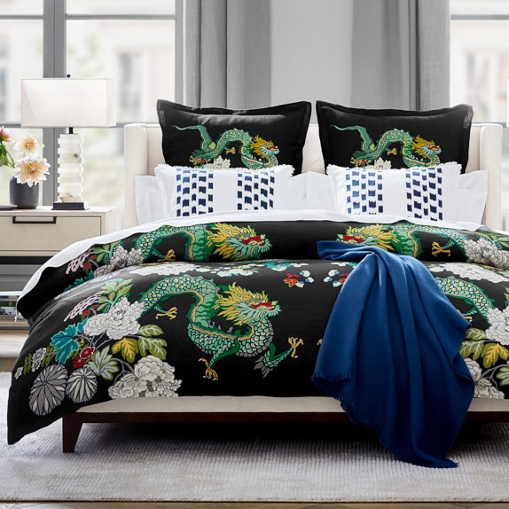 Schumacher Chiang Mai Printed Duvet Cover Shams Williams Sonoma