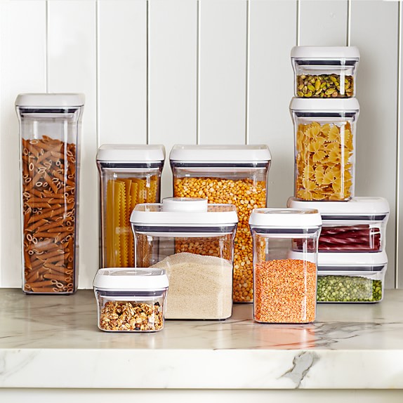 Oxo Pop Containers Kitchen Counter Organizers Williams Sonoma