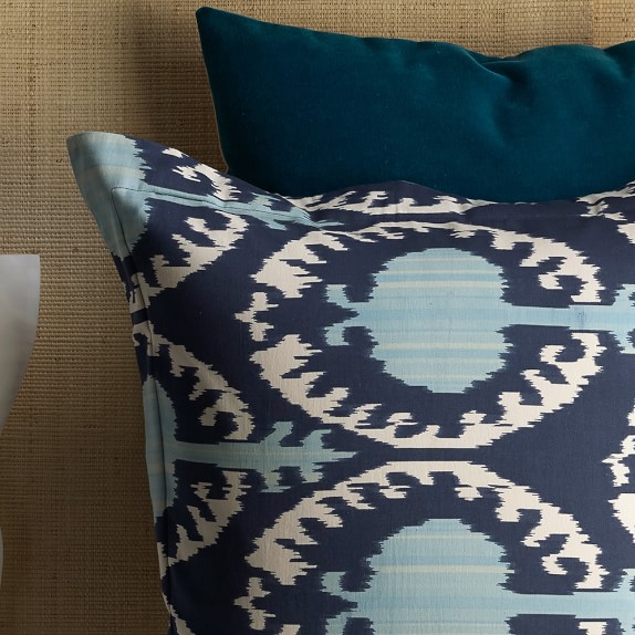 Printed Marrakesh Ikat Duvet Cover Shams Williams Sonoma