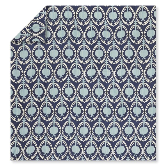 Printed Marrakesh Ikat Duvet Cover Shams Williams Sonoma