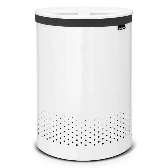 Brabantia Dual Laundry Bin, 55Liter, White Williams Sonoma