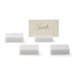 silver place name holders
