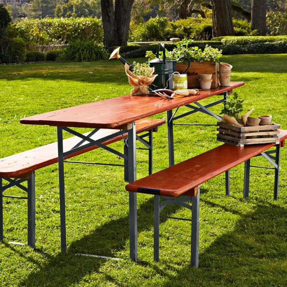 Vintage Biergarten Table Williams Sonoma