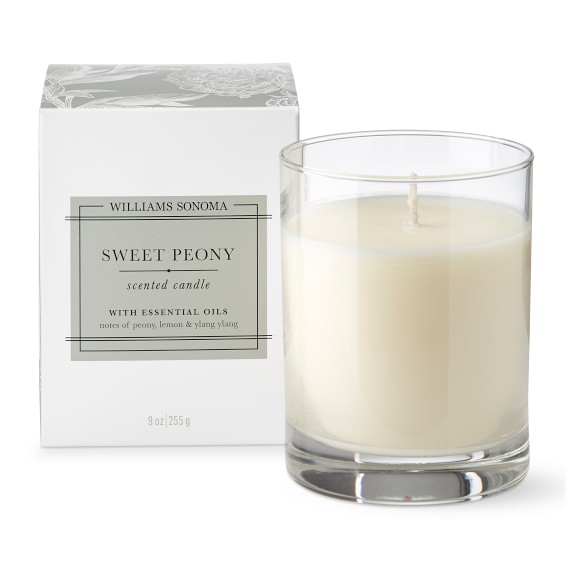 Williams Sonoma Sweet Peony Candle, Fragrance Candles Williams Sonoma
